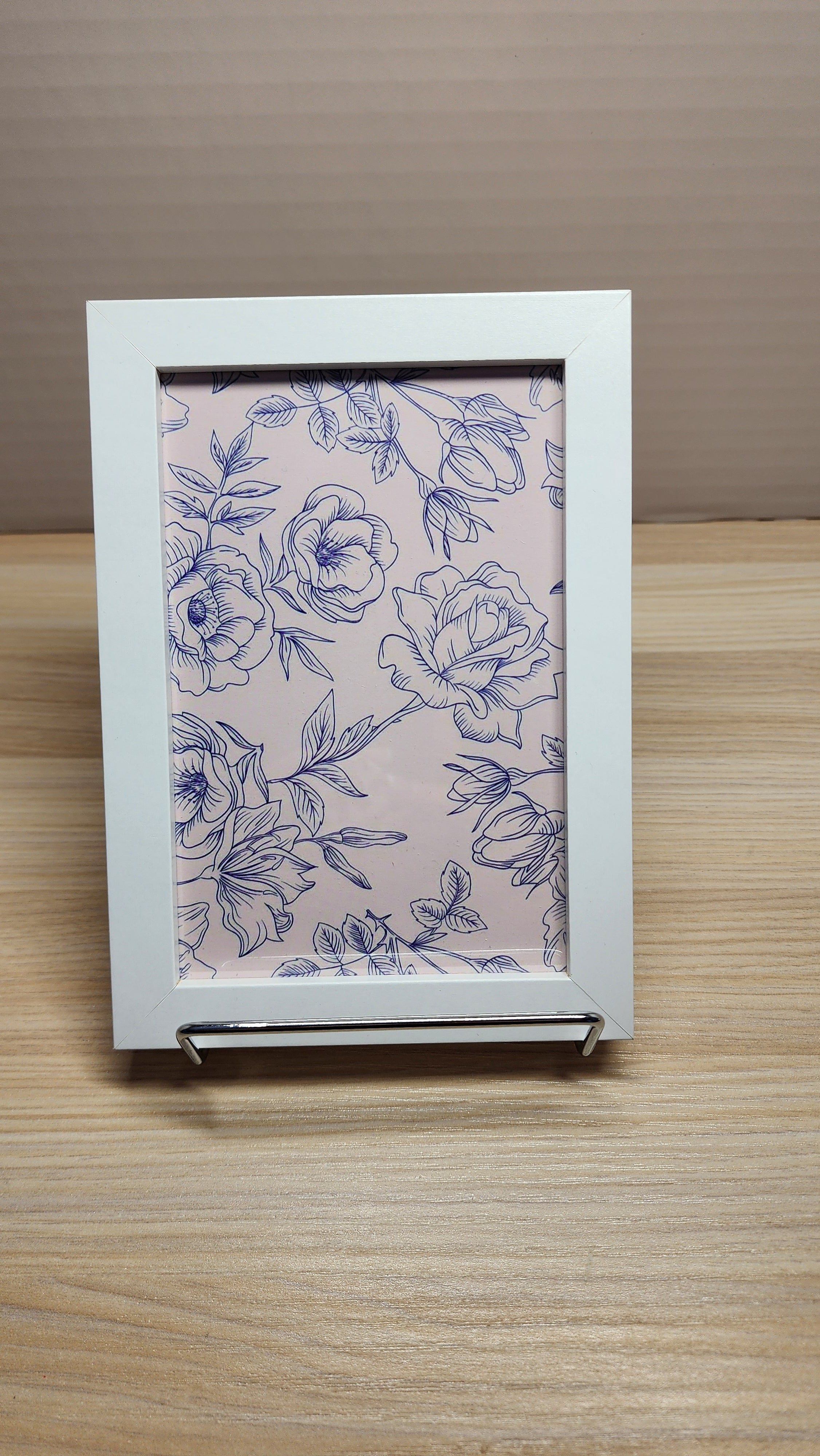 Abstract Floral Art Frame