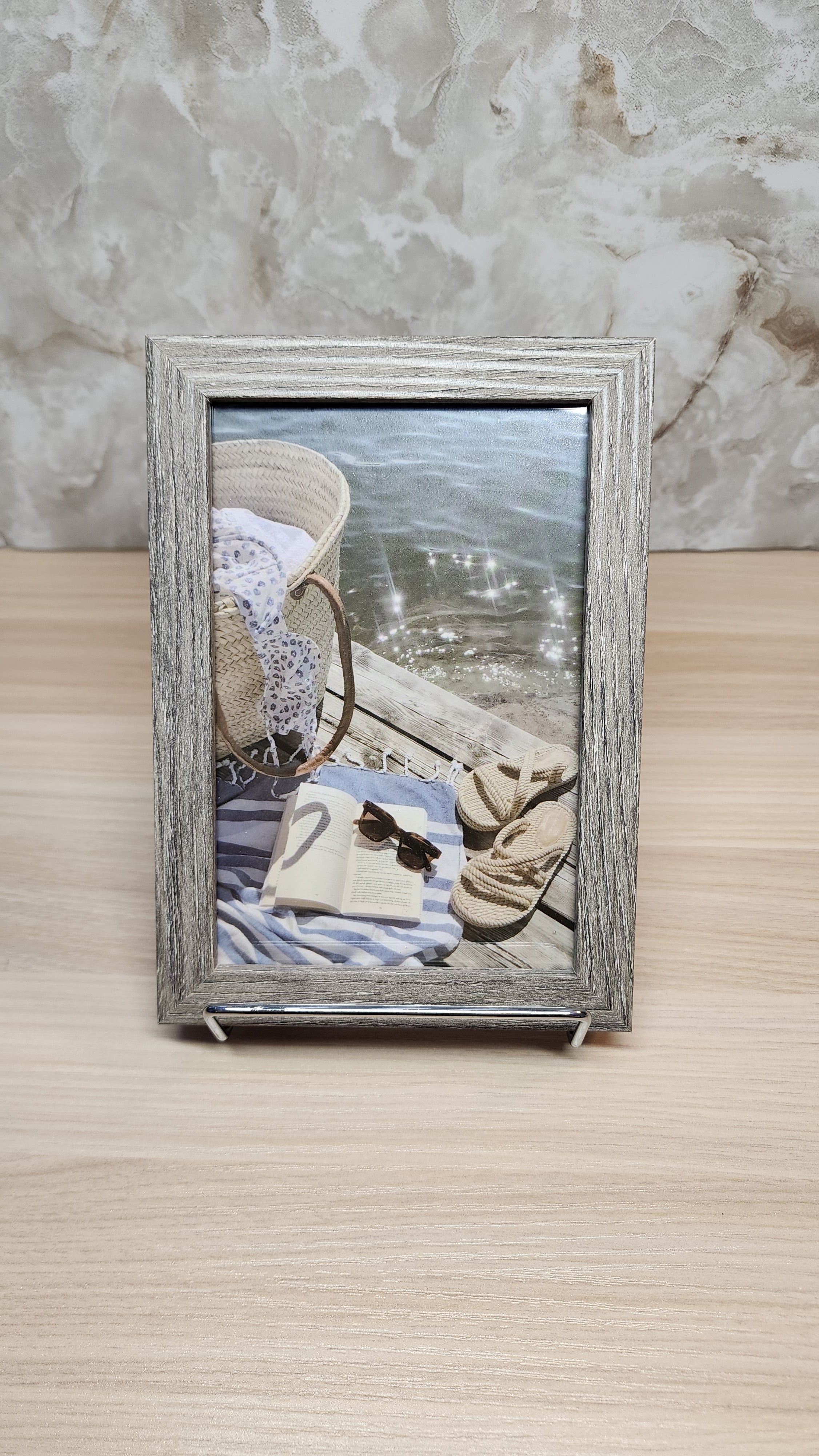 Coastal Escape Driftwood Frame