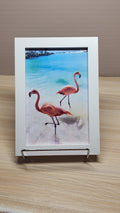 Flamingo Beach Framed Wall Art – 4x6