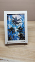 Tropical Palm Sky Framed Wall Art – 4x6