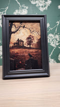 Gothic Farmhouse Crow Halloween Frame