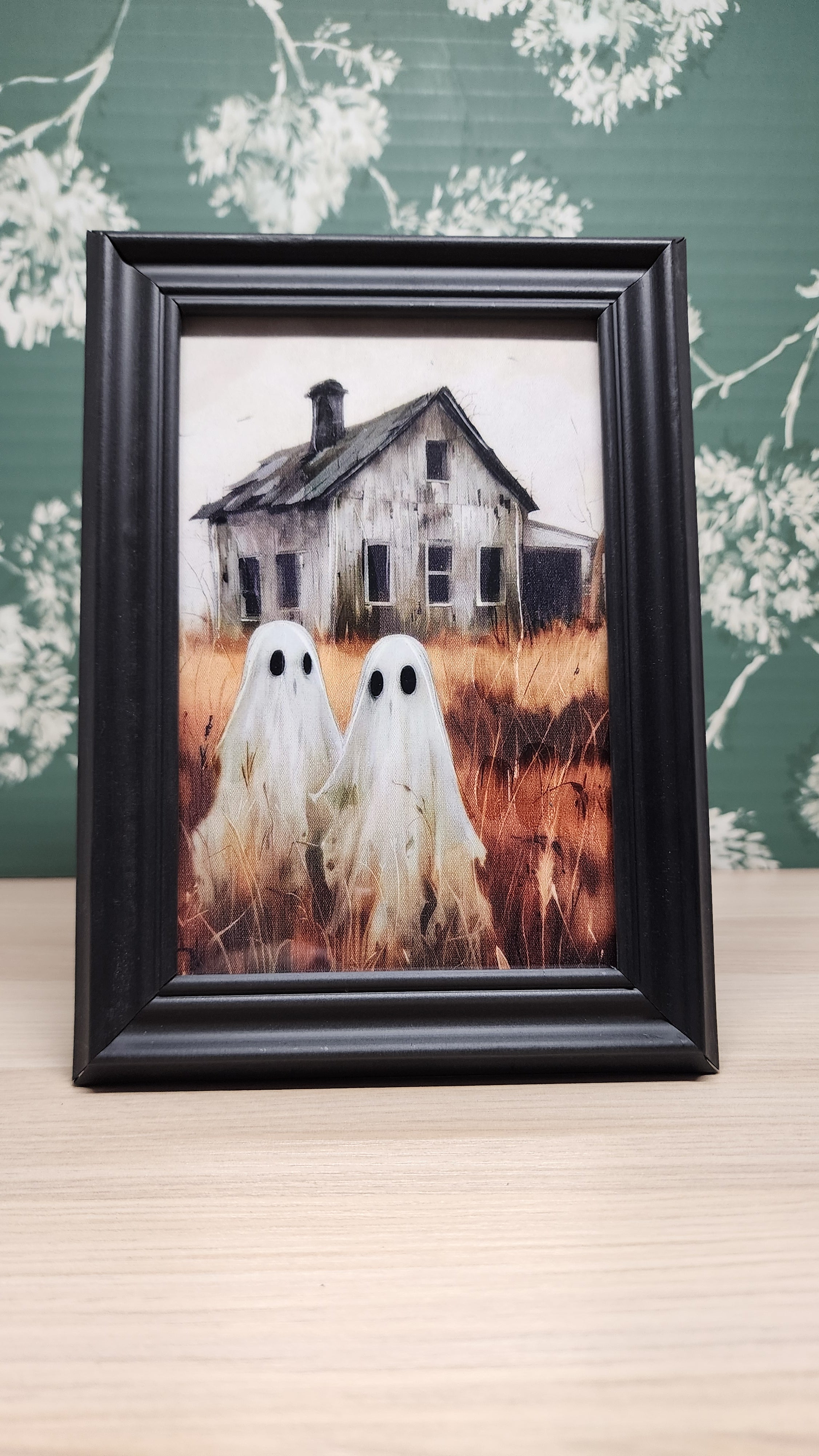 Ghost Friends Farmhouse Halloween Frame