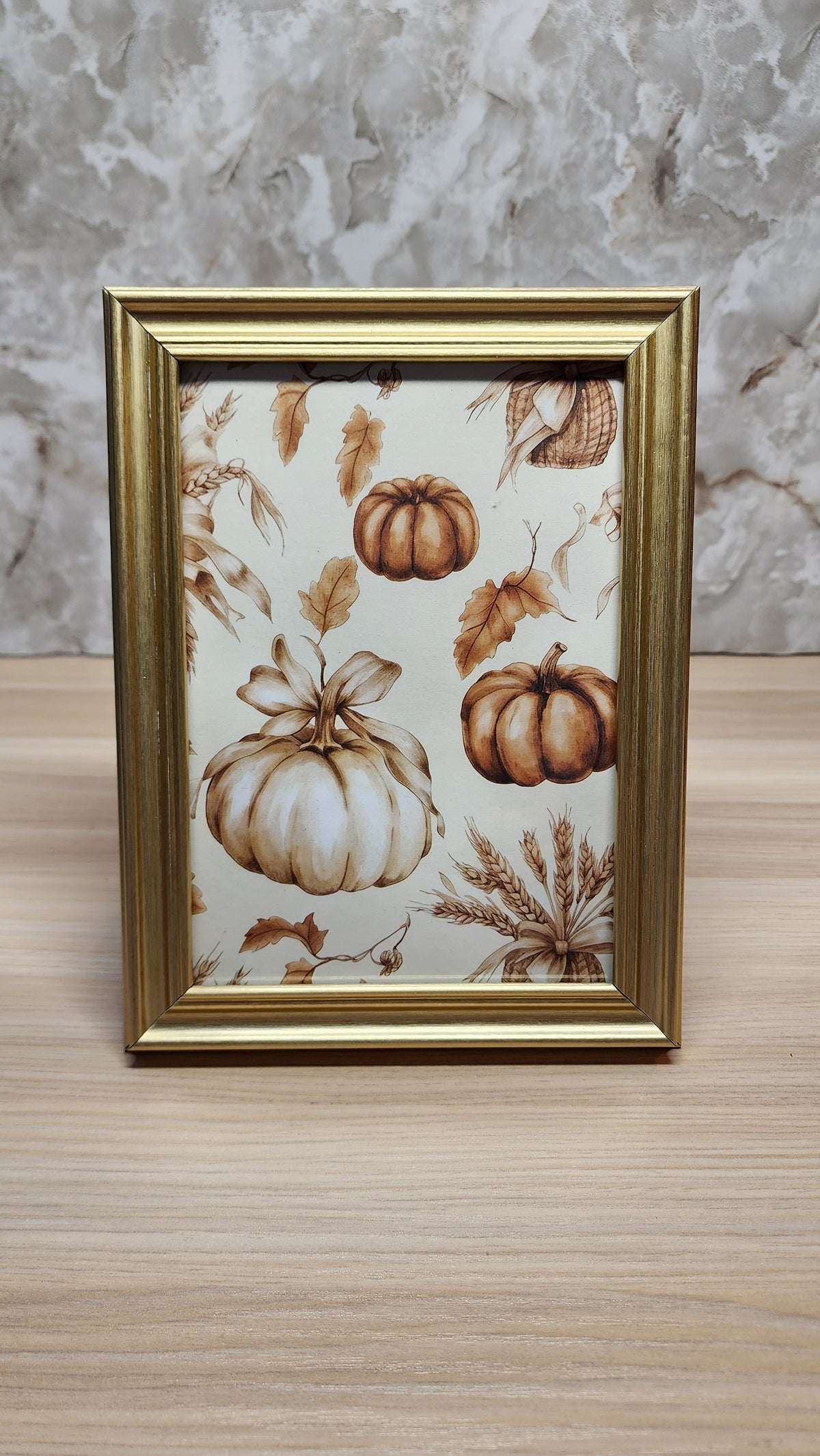 Autumn Pumpkin Framed Art Print