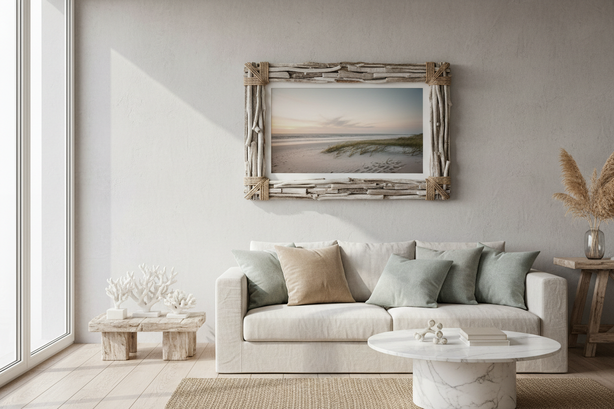 Coastal Photo Frame in Home